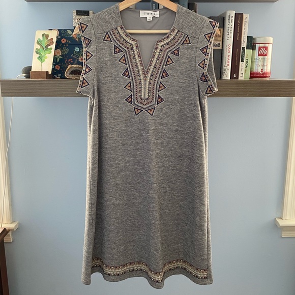 THML Scarlet Embroidered Knit Dress XS - Picture 3 of 4